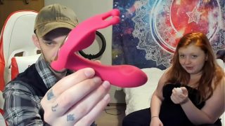 Animour Panty Dildo Unboxing and Masturbation with Sophia Sinclair and Jasper Spice