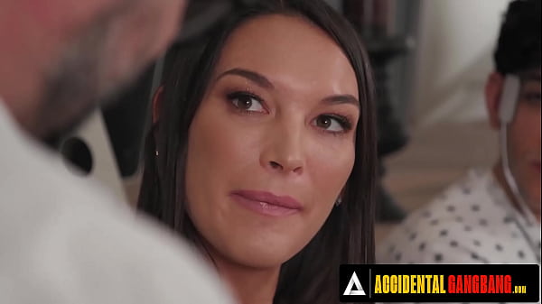 ACCIDENTAL GANGBANG – Katrina Colt Takes On Five Scientists For Intense Anal And DP Gangbang