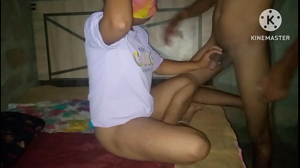 My stepsister’s husband returns from a trip and I give him a good welcome.