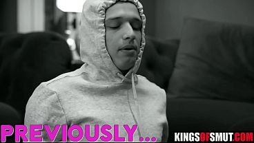 Step Mom Gives Sloppy Blowjob & Fucks Step Son’s Friend