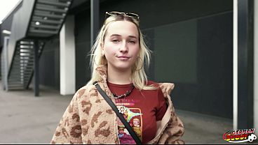 GERMAN SCOUT – Blonde Ukrainian Vegan Teen Lilelfie Get Multiple Orgasm at First Porn Casting
