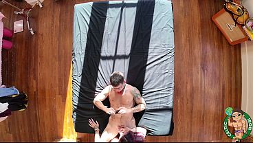 Voyeur – lovers enjoying sensual sunset together